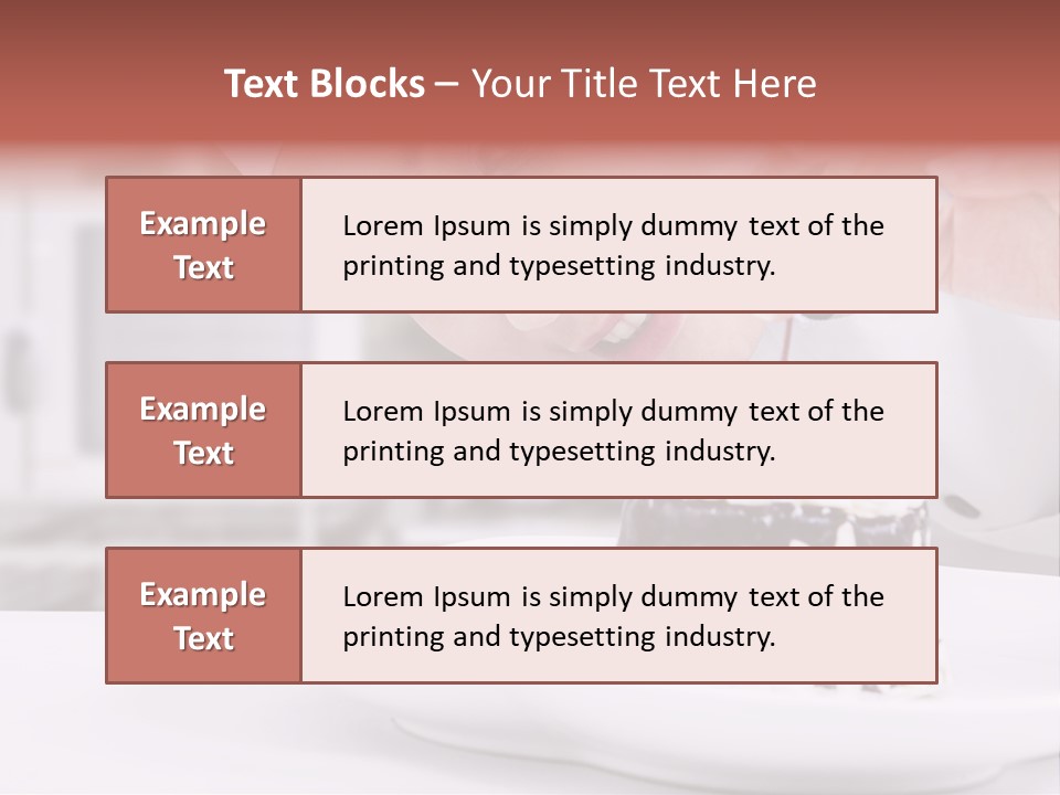 Occupation Lifestyle Restaurant PowerPoint Template