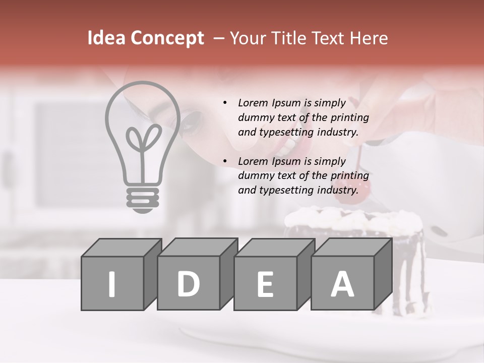 Occupation Lifestyle Restaurant PowerPoint Template