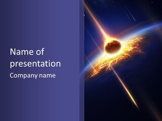 Fiction Impact Globe PowerPoint Template