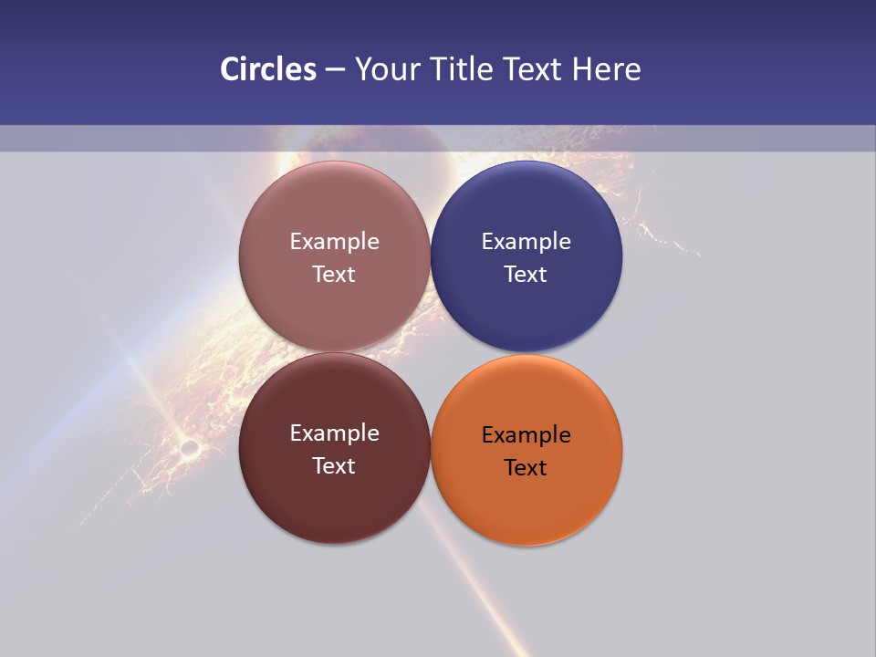 Fiction Impact Globe PowerPoint Template
