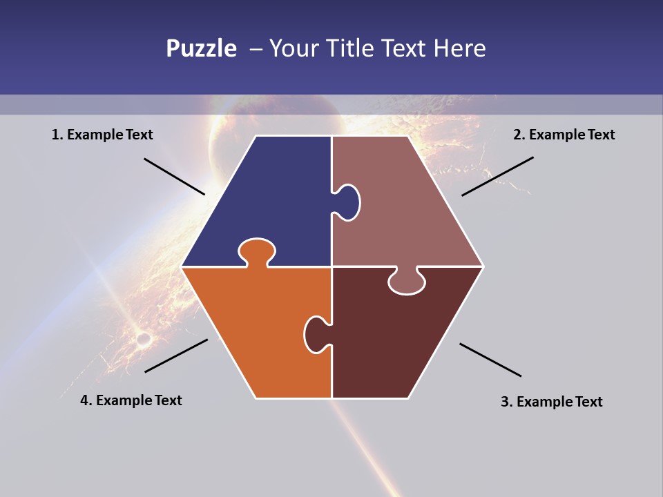 Fiction Impact Globe PowerPoint Template