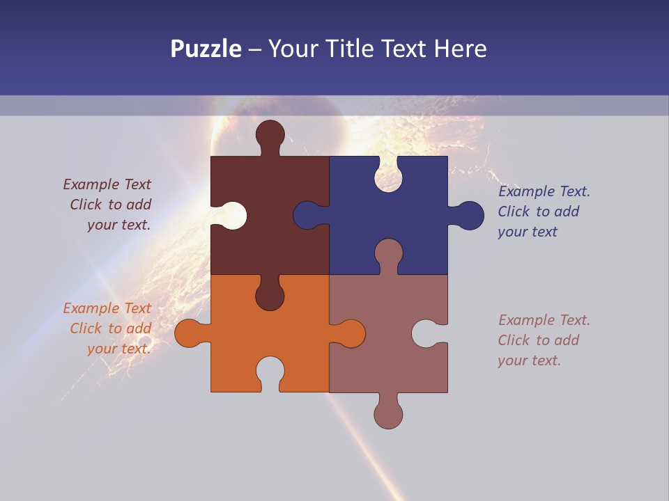 Fiction Impact Globe PowerPoint Template