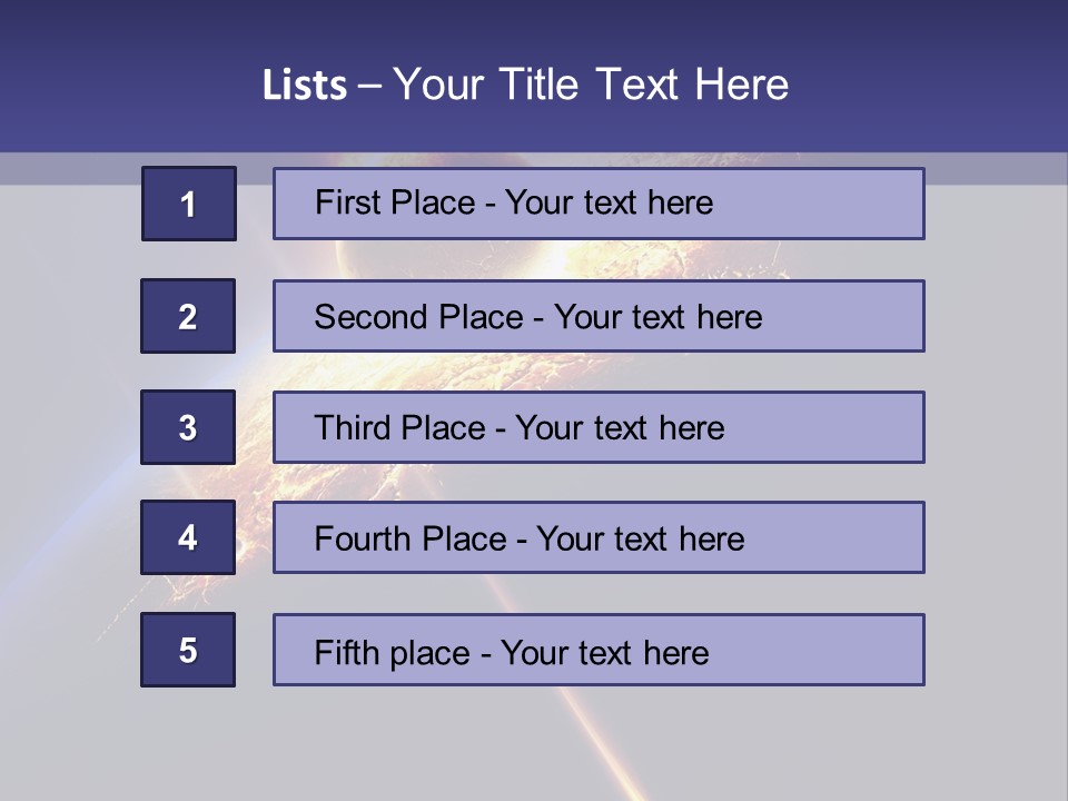 Fiction Impact Globe PowerPoint Template