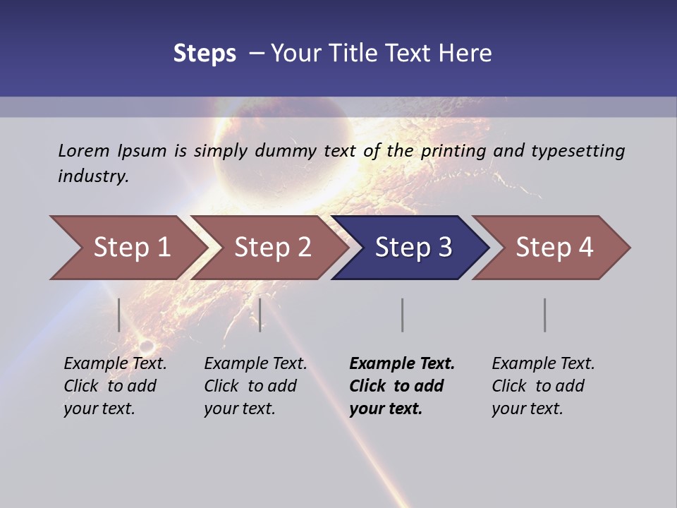 Fiction Impact Globe PowerPoint Template