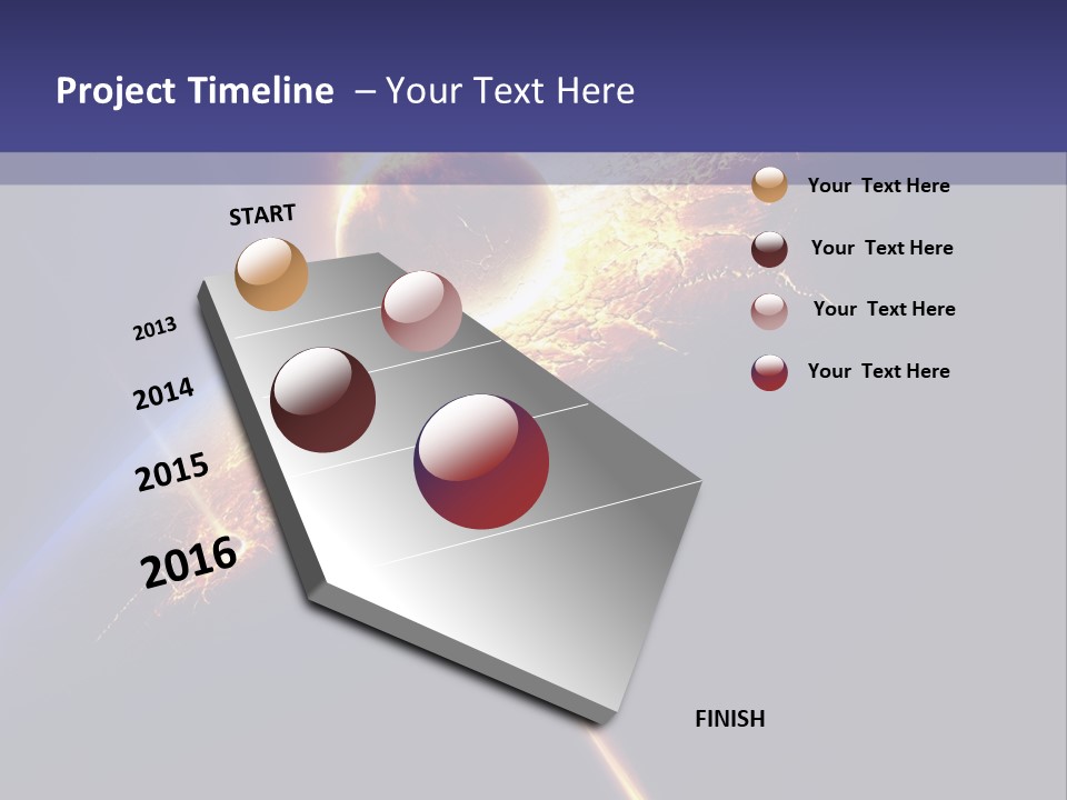Fiction Impact Globe PowerPoint Template