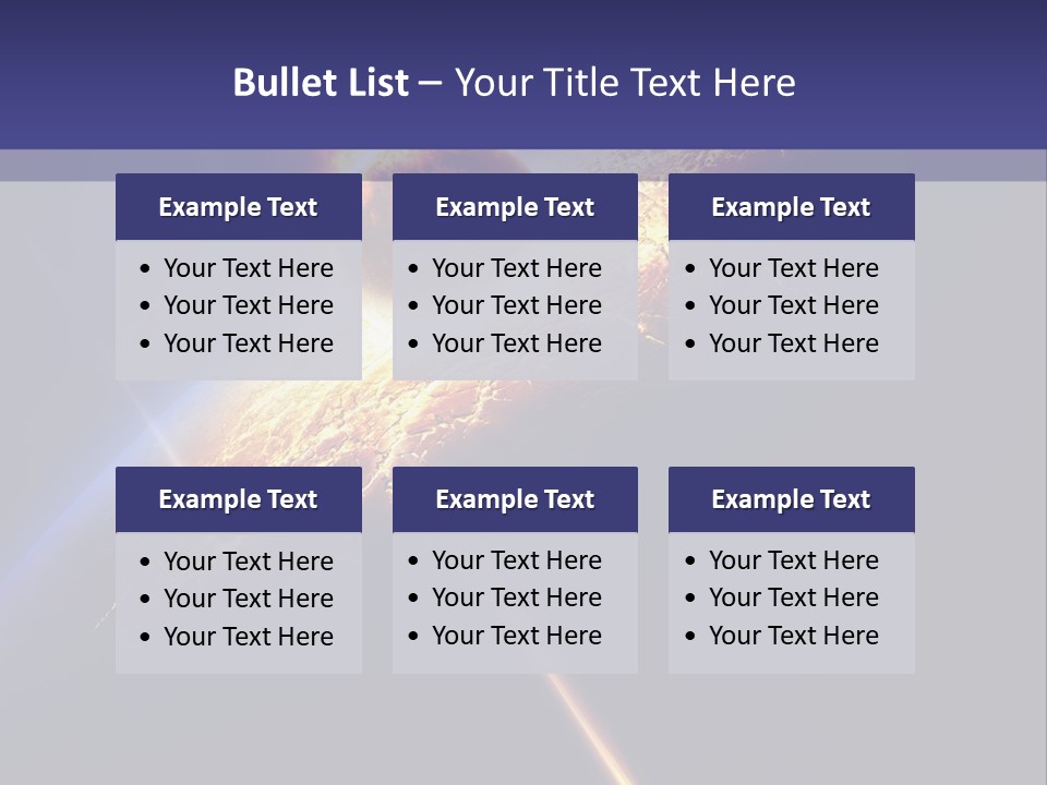 Fiction Impact Globe PowerPoint Template