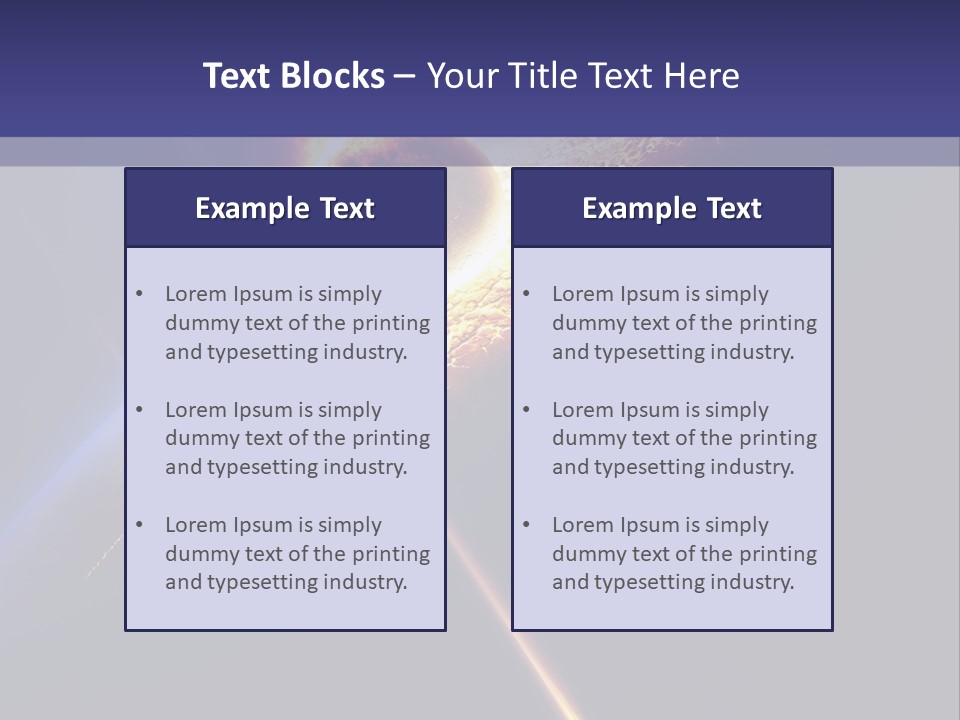 Fiction Impact Globe PowerPoint Template
