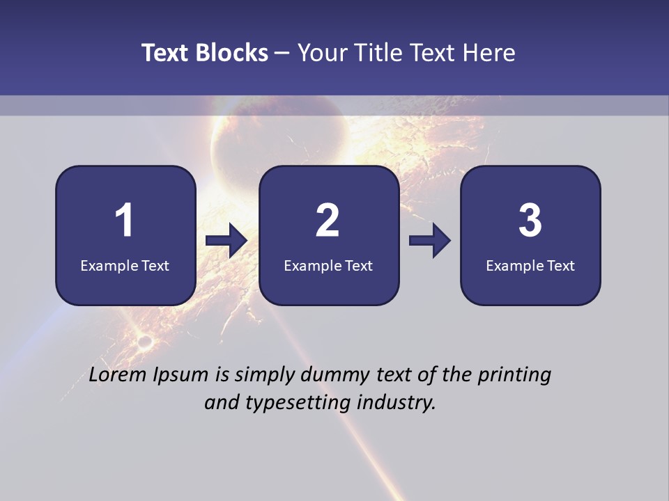 Fiction Impact Globe PowerPoint Template