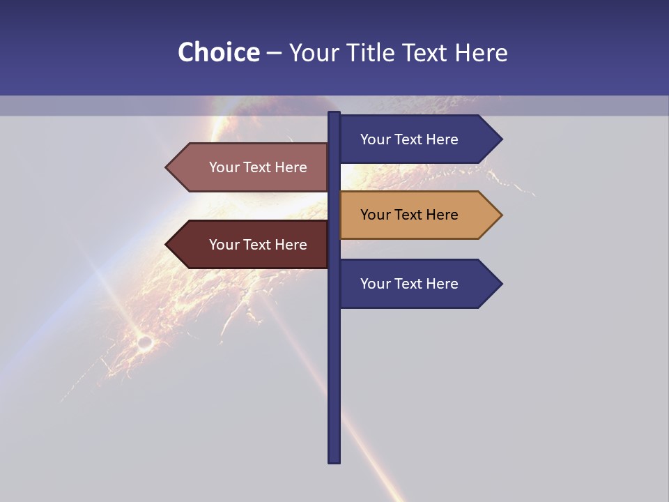 Fiction Impact Globe PowerPoint Template