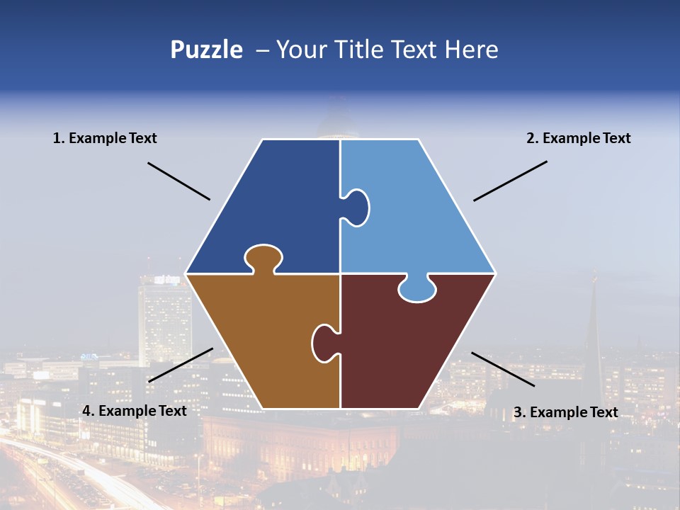 Road Tower Panorama PowerPoint Template