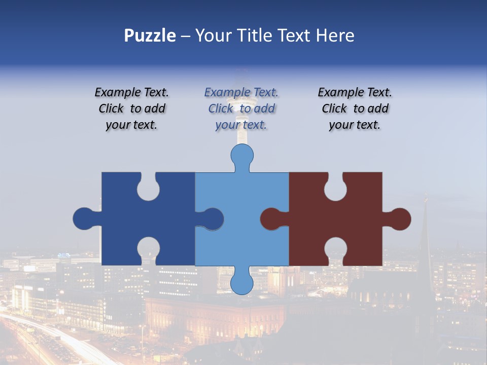 Road Tower Panorama PowerPoint Template