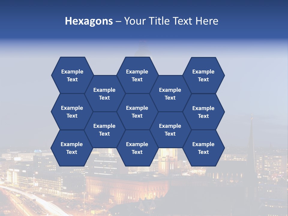 Road Tower Panorama PowerPoint Template