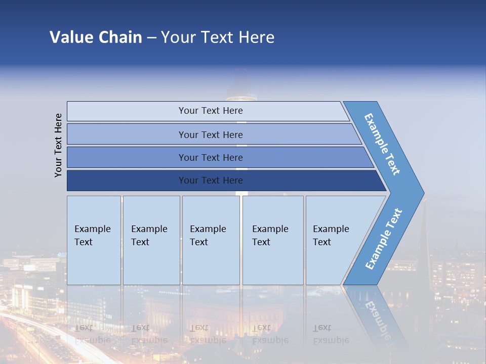 Road Tower Panorama PowerPoint Template