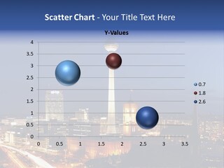 Road Tower Panorama PowerPoint Template