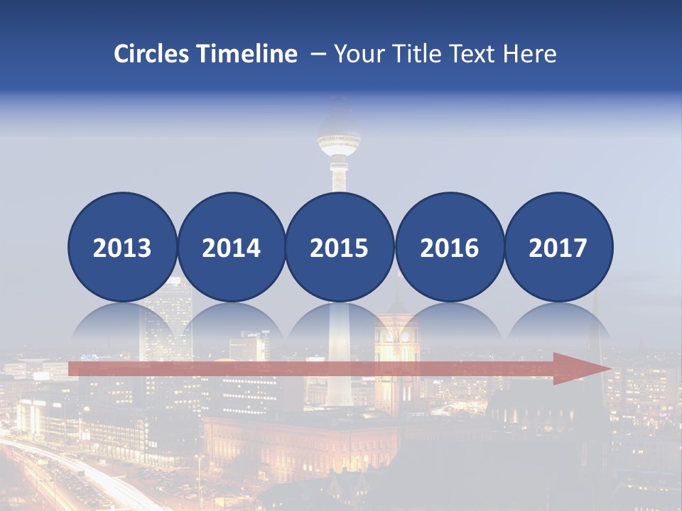 Road Tower Panorama PowerPoint Template