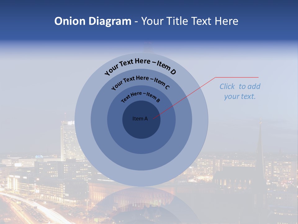 Road Tower Panorama PowerPoint Template