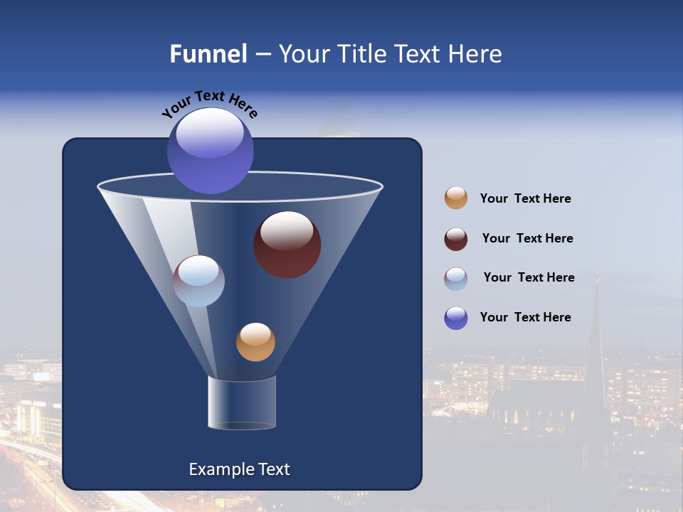 Road Tower Panorama PowerPoint Template