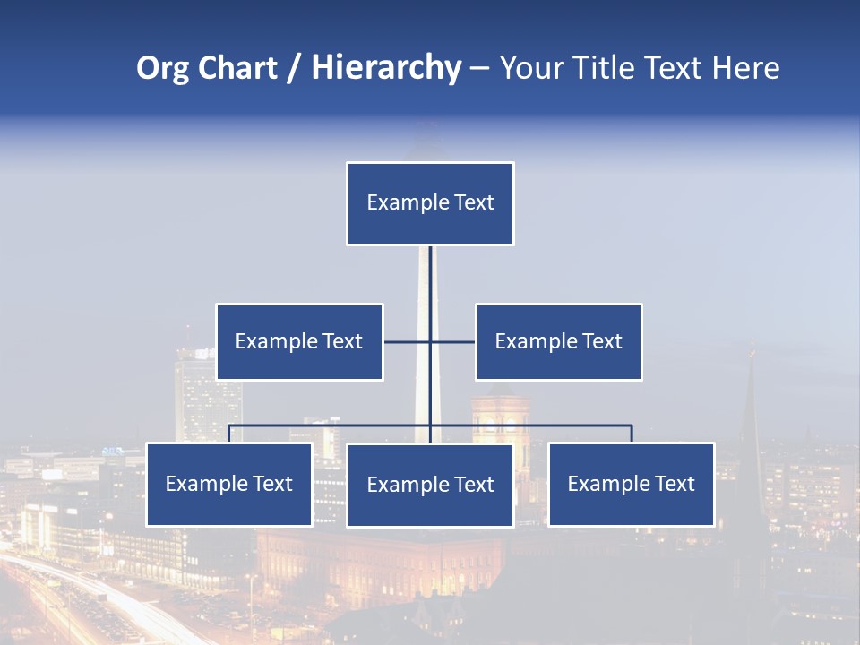 Road Tower Panorama PowerPoint Template