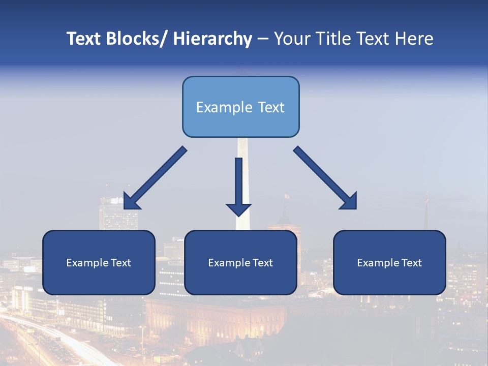 Road Tower Panorama PowerPoint Template