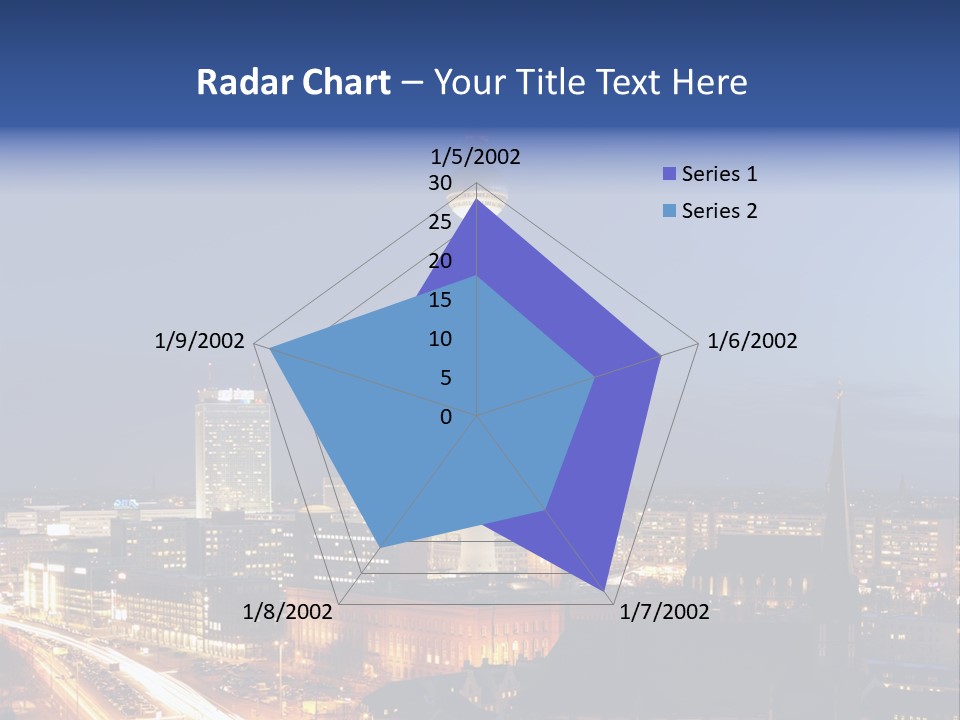 Road Tower Panorama PowerPoint Template