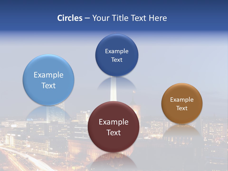 Road Tower Panorama PowerPoint Template