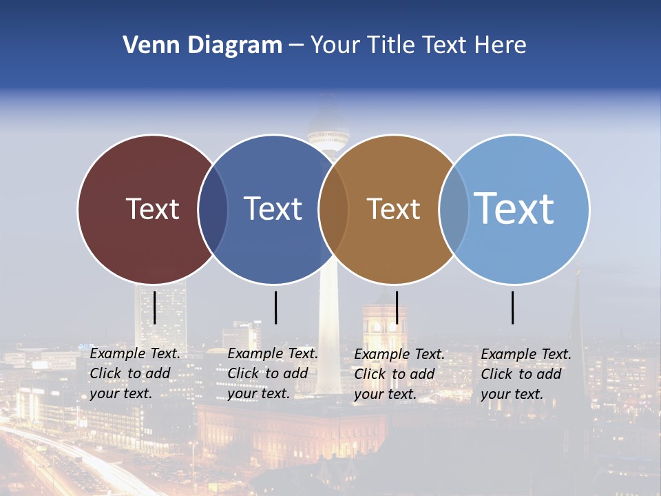 Road Tower Panorama PowerPoint Template