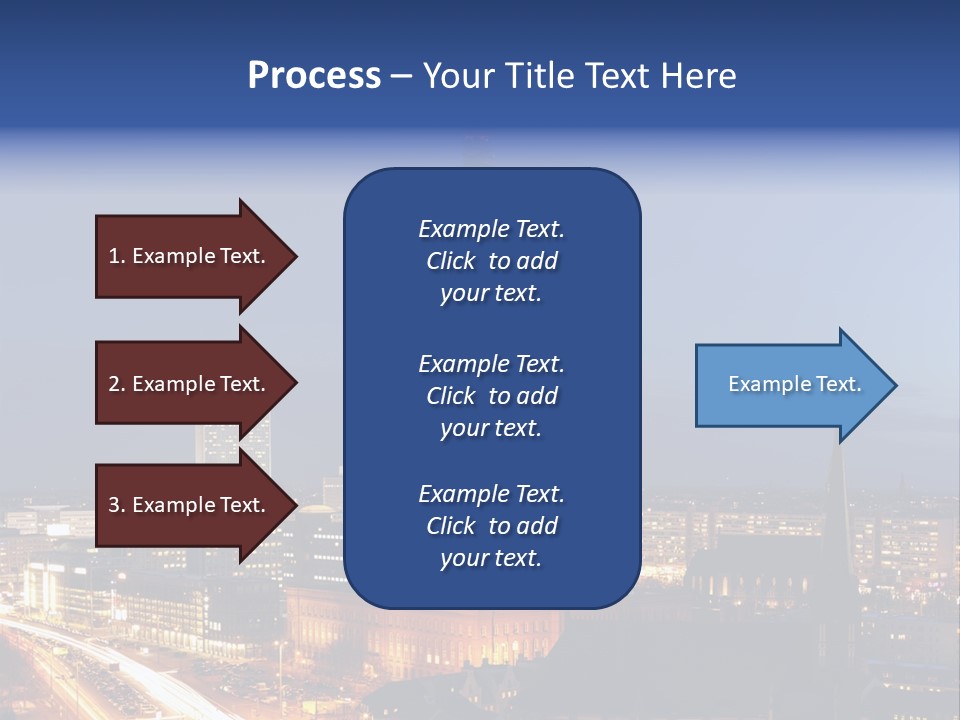 Road Tower Panorama PowerPoint Template