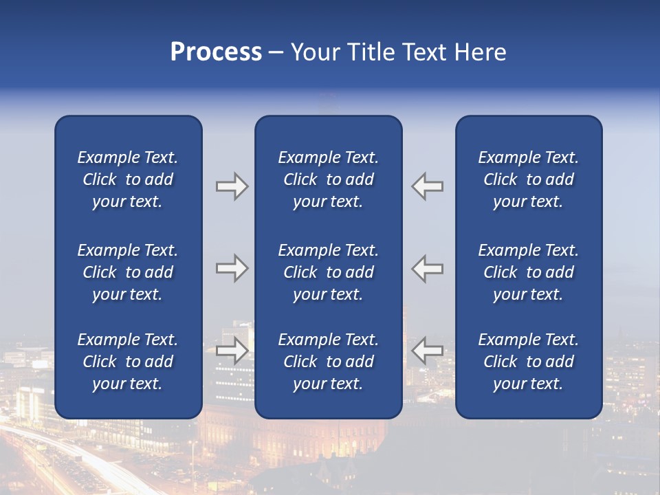Road Tower Panorama PowerPoint Template