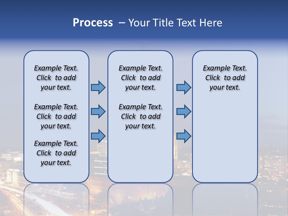 Road Tower Panorama PowerPoint Template