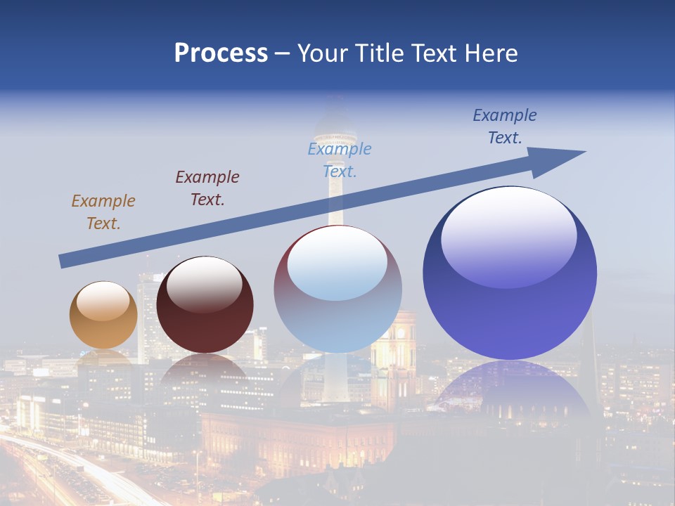 Road Tower Panorama PowerPoint Template