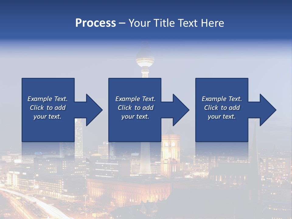Road Tower Panorama PowerPoint Template