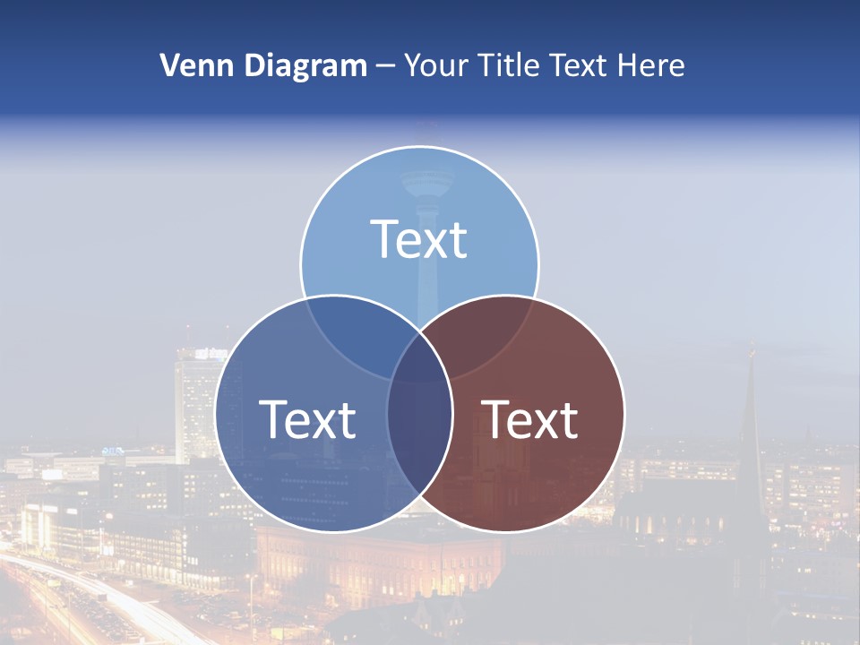 Road Tower Panorama PowerPoint Template