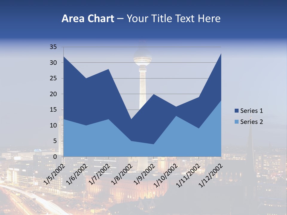 Road Tower Panorama PowerPoint Template