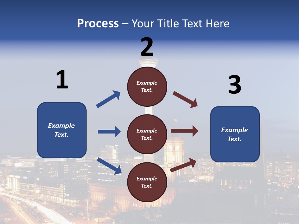 Road Tower Panorama PowerPoint Template