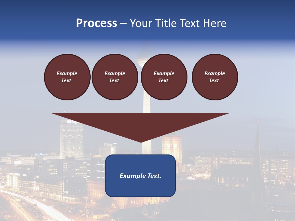 Road Tower Panorama PowerPoint Template