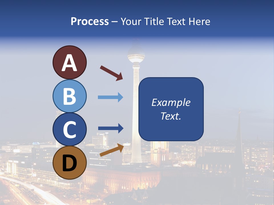 Road Tower Panorama PowerPoint Template