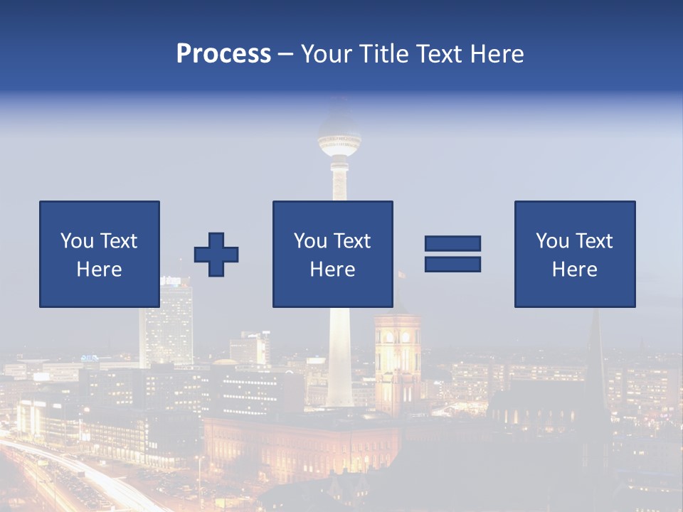 Road Tower Panorama PowerPoint Template