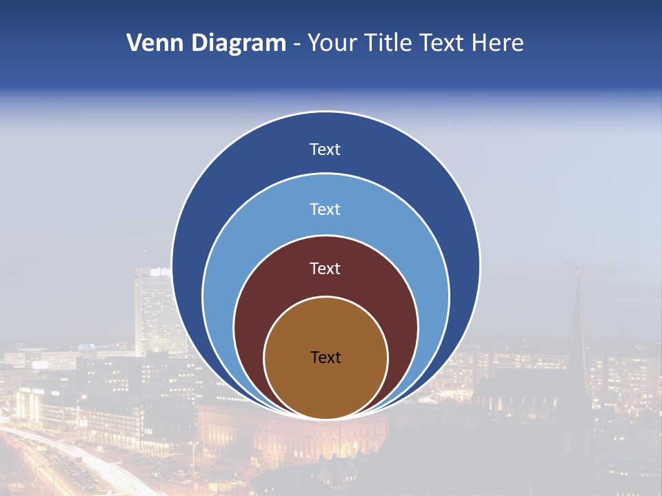 Road Tower Panorama PowerPoint Template