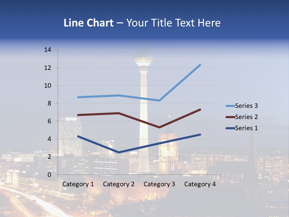 Road Tower Panorama PowerPoint Template
