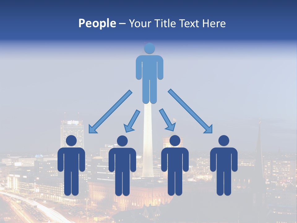 Road Tower Panorama PowerPoint Template