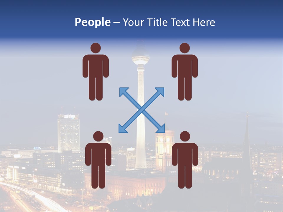 Road Tower Panorama PowerPoint Template