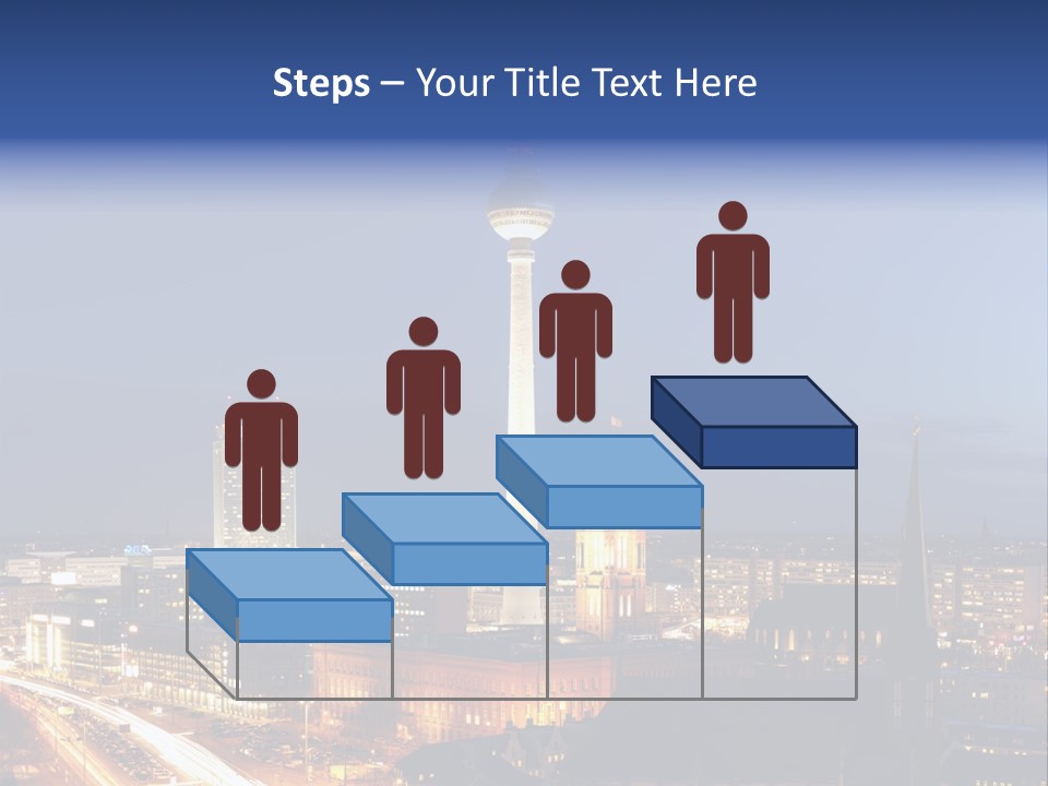 Road Tower Panorama PowerPoint Template