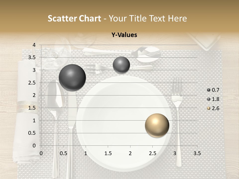 Nobody Ceramic Flatware PowerPoint Template