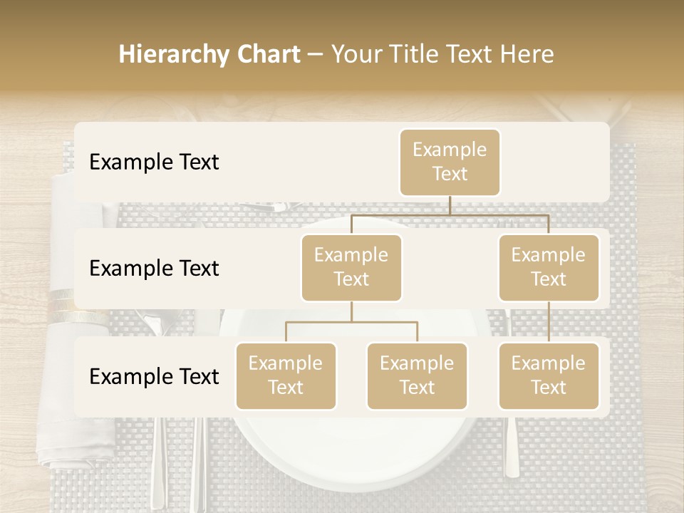 Nobody Ceramic Flatware PowerPoint Template