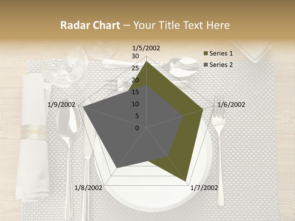 Nobody Ceramic Flatware PowerPoint Template