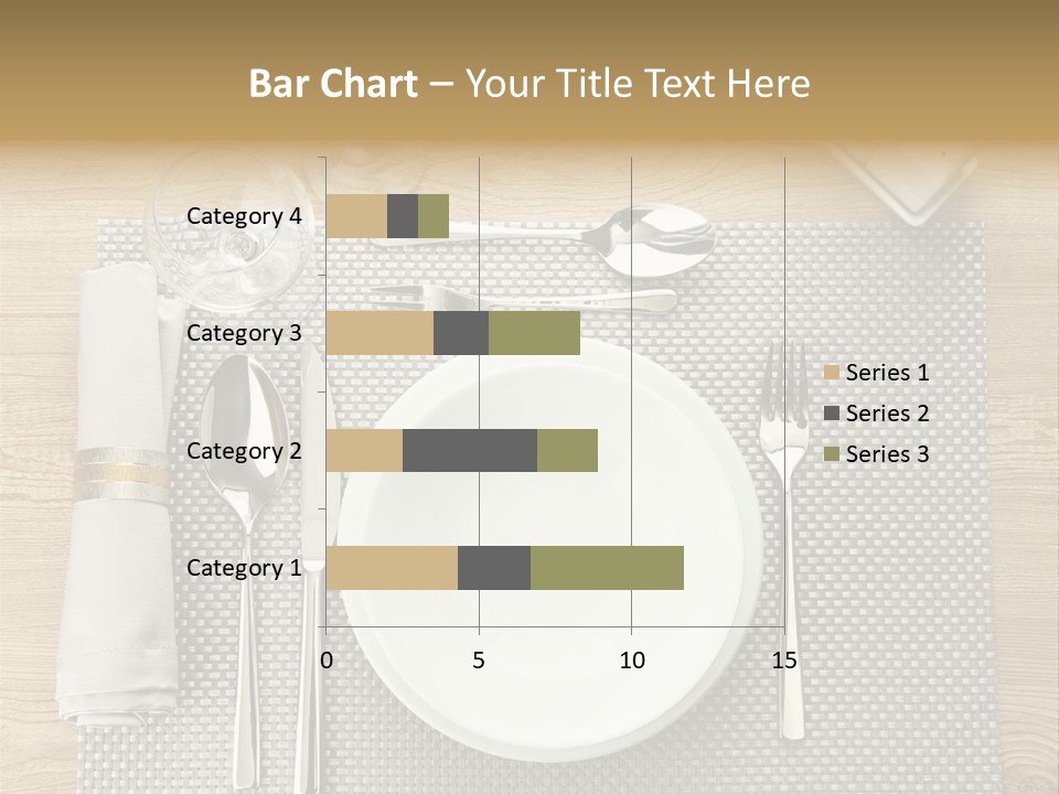 Nobody Ceramic Flatware PowerPoint Template