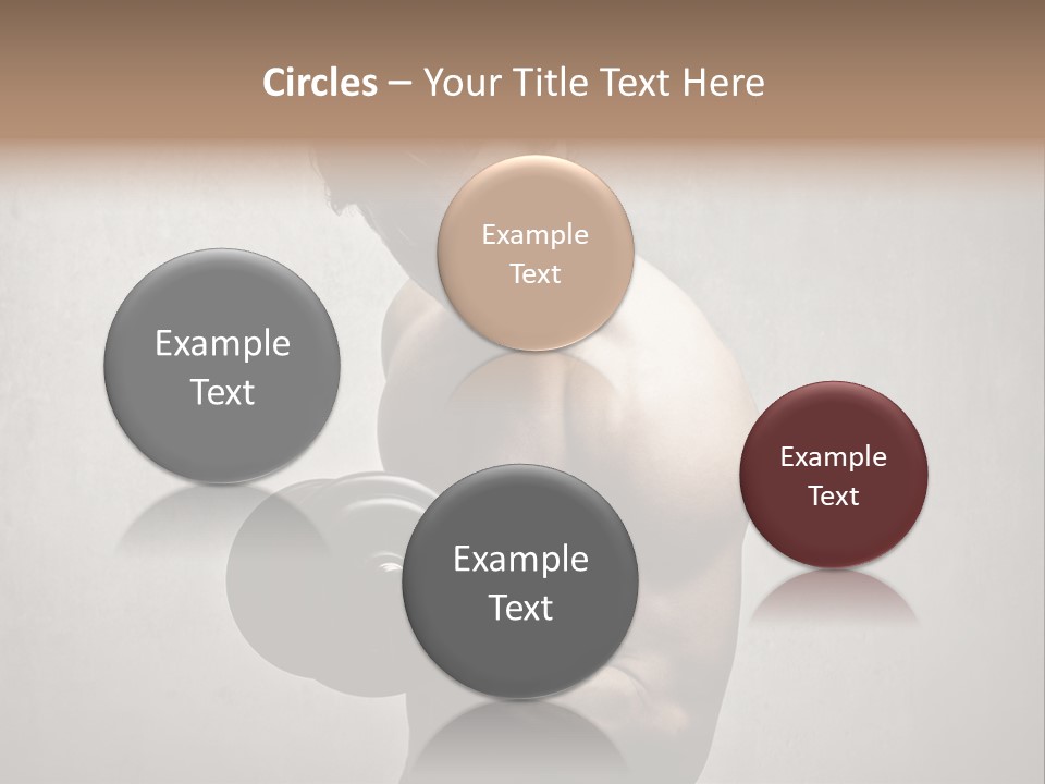 Man Boy Dumbbell PowerPoint Template