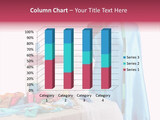 Multi Colour Dress Spool PowerPoint Template