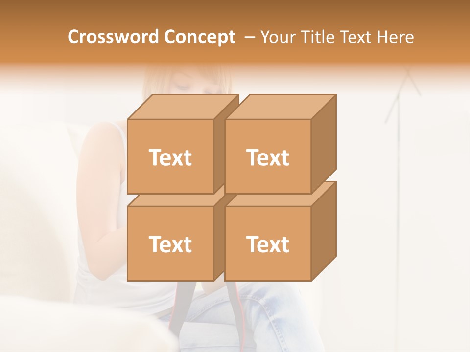 Sofa Leisure Lifestyle PowerPoint Template