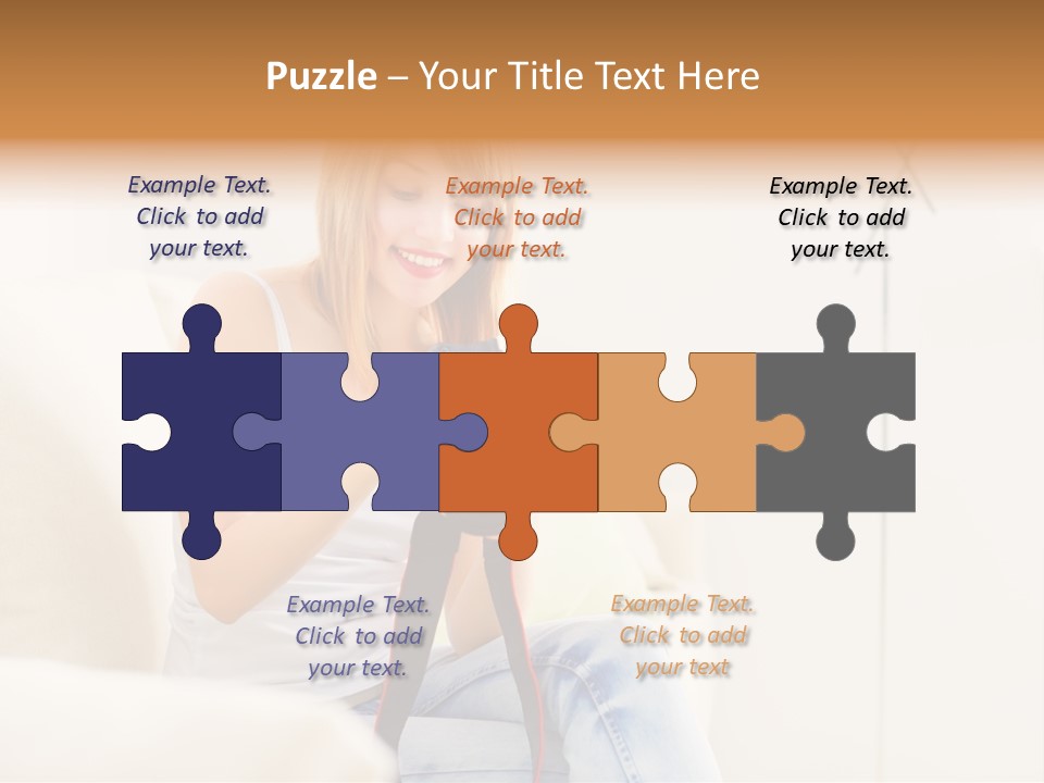 Sofa Leisure Lifestyle PowerPoint Template